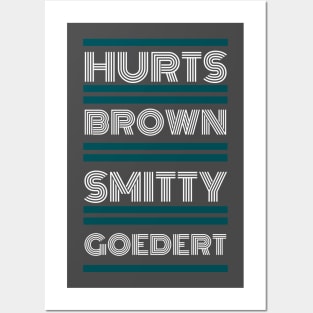 Philadelphia Eagles Offensive Weapons Posters and Art